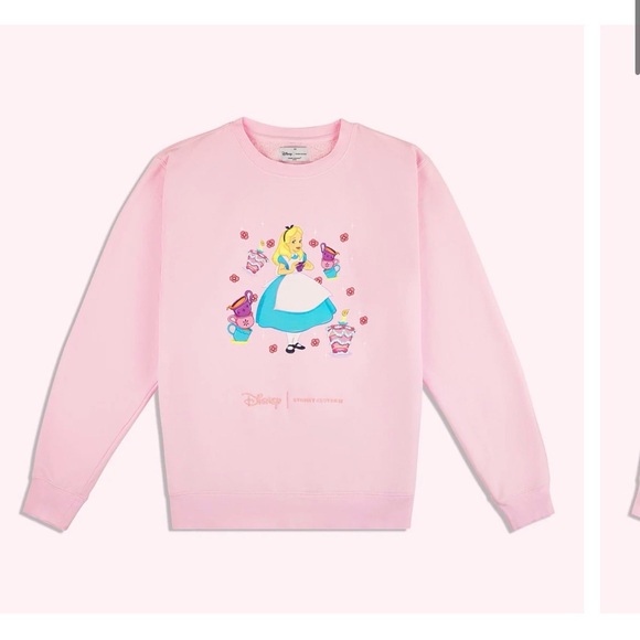 Stoney Clover Pink Disney Alice in Wonderland Sweatshirt - Picture 3 of 5